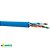 Caixa de Cabo de Rede 305m UTP CAT6 4P Intelbras IMPACT GIGA IG6CAZ Azul, 23 AWG, PVC CMX, 100% Cobre - Imagem 5