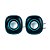 Caixa de Som USB Goldentec GT Sound 2.0 RMS 6W, Controle de Volume, Preto/Azul - Imagem 1