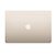 MacBook Air Apple Starlight 13,6" M3, 16GB RAM, 256GB SSD - Tela Liquid Retina 500 nits, Wi-Fi 6E, Touch ID, MC8J4LL/A - Imagem 6