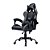 Cadeira Gamer TGT Heron TC2, Encosto Reclinável 90-135º, Suporta 120kg, Espuma de Alta Densidade, Couro PVC, Preto/Cinza - Imagem 1