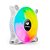 Cooler Fan F9‑L160WH C3Tech RGB 120 mm 9 lâminas, Rolamento Hidráulico, Molex 4‑pinos, 1 200 RPM, 30 dBA - Branco - Imagem 2