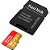 Cartão Micro SD SanDisk Extreme 64GB U3 V30 A2 com Adaptador SD 170MB/s - SDSQXAH-064G-GN6MA - Imagem 2