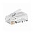 Kit Conector Modular RJ45 Cat6 Wurth 50 Unidades, Contatos Banhados a Ouro 18µm - Imagem 5
