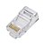 Kit Conector Modular RJ45 Cat6 Wurth 50 Unidades, Contatos Banhados a Ouro 18µm - Imagem 2