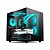 Gabinete Gamer Aquário C3Tech MT-G920BK, Mid Tower, Vidro Temperado, Suporte Water Cooler, Sem Fonte, Preto - Aquarius - Imagem 2