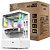 Gabinete Gamer C3Tech Aquário MT‑G860WH, Mid Tower, Vidro Temperado, Compatível Water Cooler, S/ Fonte, Branco-Aquarius - Imagem 1