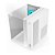 Gabinete Gamer C3Tech Aquário MT‑G950WH, Vidro Temperado, USB 3.0, Mid Tower, Sem Fonte, Branco - Aquarius - Imagem 4