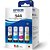 Kit Refil de Tinta 4 Cores Epson 544 - Preto, Amarelo, Ciano e Magenta, Para L1110/L1210/L3110/L3150 (Caixa Com 4 Cores) - Imagem 1