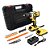 Parafusadeira Furadeira De Impacto Profissional 21v TB-21PX 2 Baterias Sem Fio E Acessórios Com Maleta 60Hz Amarelo - Imagem 1