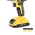 Parafusadeira Furadeira De Impacto Profissional 21v TB-21PX 2 Baterias Sem Fio E Acessórios Com Maleta 60Hz Amarelo - Imagem 5
