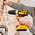 Parafusadeira Furadeira De Impacto Profissional 21v TB-21PX 2 Baterias Sem Fio E Acessórios Com Maleta 60Hz Amarelo - Imagem 9