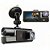 Câmera Dash Veicular Frontal Full HD 1080P Interna 720P Visão Noturna, Ângulo Amplo 170 Graus, D53S, Preto - Imagem 1
