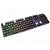 Teclado Usb Dukie K-518 Com Retroiluminação RGB, Feito em Membrana Com Design Ergonômico - Imagem 5