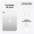 iPad Apple 2025 Wi-Fi 128 GB, Chip A16 Bionic, Tela Retina 10,9" A3354 Prateada - Imagem 8