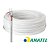 Caixa com 100 Metros de Cabo Coaxial Bipolar 4mm com Dupla Blindagem, UDI Cabos, Para uso Exterior, Anti-Chama - Branco - Imagem 3