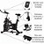 Bicicleta Ergométrica Para Spinning Mecânica 8kg Odin Fit Pace 3000, Cor Preto/Vermelho - Imagem 5