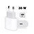 Fonte Carregadora USB-C 35W Compatível iPhone 15 Pro Max, iPad, Apple Watch e AirPods – Branco - Imagem 2