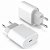 Fonte Carregadora USB-C 35W Compatível iPhone 15 Pro Max, iPad, Apple Watch e AirPods – Branco - Imagem 4