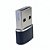 Adaptador OTG USB-C 3.0 (Fêmea) Para USB 3.0 e 2.0 (Macho) Carga e Dados, Victory - Preto - Imagem 5