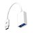 Cabo Adaptador OTG USB para USB-C HP DHC-TC105 Suporte para transmissão de dados de 5Gbps/s, Branco - Imagem 6
