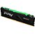 Memória RAM Desktop Gamer Kingston Fury Beast 16GB 3200Mhz, DDR4, 1.35V, CL16, KF432C16BBA/16, RGB - Imagem 3