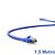 Cabo de Rede Patch Cord CAT.6 Intelbras IMPACT GIGA UTP 4P Azul 1,5 Metro, 100% Cobre, Intelbras - Imagem 4