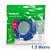 Cabo de Rede Patch Cord CAT.6 Intelbras IMPACT GIGA UTP 4P Azul 1,5 Metro, 100% Cobre, Intelbras - Imagem 2