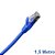 Cabo de Rede Patch Cord CAT.6 Intelbras IMPACT GIGA UTP 4P Azul 1,5 Metro, 100% Cobre, Intelbras - Imagem 3