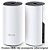Kit Roteador TP-Link Deco M4, 2-Pack AC1200 Wi-Fi 5 Mesh Dual Band 2,4/5GHz 2 Portas Gigabit OEM Sem Caixa - Imagem 2