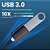 Adaptador OTG USB 3.0 e 2.0 (Fêmea) Para V8 (Macho) Carga e Dados, Victory - Preto - Imagem 6