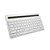 Teclado Multimídia Sem Fio, RC/BT K-BT100WH Branco C3Tech - Imagem 1