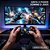 Controle Sem Fio Compatível Xbox & PC (Windows e Linux) KapBom Kap-360W Joystick Wirelles (Preto) - Imagem 6