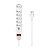 Filtro de Linha Elgin 6 Tomadas + USB-A e USB-C, Cabo 1.5m, 46RFL3060USB, Branco - Imagem 1