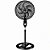 Ventilador de Coluna 40cm Mondial Turbo NVT-40C-8P-B Com 8 pás, 3 Velocidades, 140W, 220V - Preto/Prata - Imagem 1
