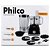 Multiprocessador de Alimentos Philco PMP1600P 2 Velocidades + Pulsar Com 1700W,  220V e Copo Liquidificador - Preto - Imagem 5