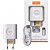 Carregador Rápido 5V Bivolt 2 Entradas USB com Cabo USB-C Universal A'Gold CA18-10, Branco - Imagem 1