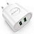 Carregador Rápido 5V Bivolt 2 Entradas USB com Cabo USB-C Universal A'Gold CA18-10, Branco - Imagem 4
