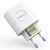Carregador Rápido 5V Bivolt 2 Entradas USB com Cabo USB-C Universal A'Gold CA18-10, Branco - Imagem 3