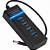 Cabo Extensor Hub Lukton USB 3.0 SuperSpeed 30Cm , 4 Portas Hub, Suporta Até 500GB - Preto - Imagem 3