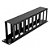 Organizador de Cabos Horizontal 1U 80mm para Rack 19"  - MAX ELETRON - Imagem 2