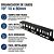 Organizador de Cabos Horizontal 1U 80mm para Rack 19"  - MAX ELETRON - Imagem 5