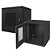 Rack Para Servidor Padrão 19" 10U x 470mm, com Visor de Acrílico, Solda Parede - Max Eletron - Imagem 1