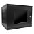 Mini Rack de Parede 19" 8U x 470 mm, Porta em Acrílico, Estrutura Soldada - MAX Eletron - Imagem 3
