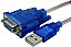 Cabo Conversor Usb Db9  x Serial Rs-232 Femea - Imagem 1