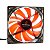 Exaustor Gamer GT 12cm Led Vermelho Flow - Imagem 1