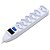 Extensão Elétrica Com Fusível de 6 Tomadas Knup SL7606 Branco - Imagem 2