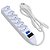 Extensão Elétrica Com Fusível de 6 Tomadas Knup SL7606 Branco - Imagem 3