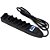 Extensão Elétrica Com Fusível de 6 Tomadas 1,5 metro Knup SL7606 Preto - Imagem 3