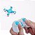 Drone Quanta Qtpdr2036 Mini Com Giro De 360º - Azul/branco - Imagem 3