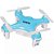 Drone Quanta Qtpdr2036 Mini Com Giro De 360º - Azul/branco - Imagem 2